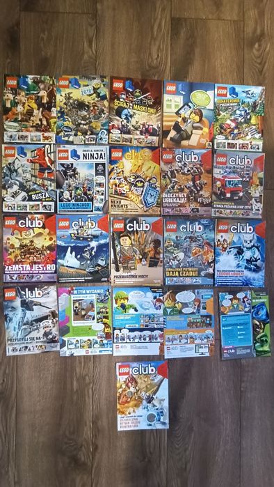 Gazetki czasopisma Lego Life i Lego Club 19 sztuk