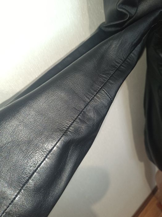 Плащ женский кожаный