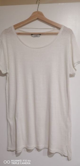 Camisola senhora branca em algodão