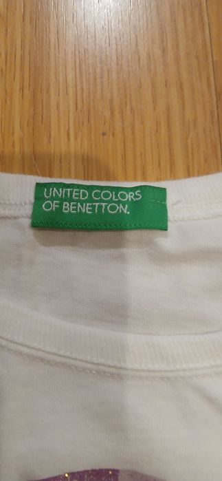 T-shirt branca para Menina- Benetton