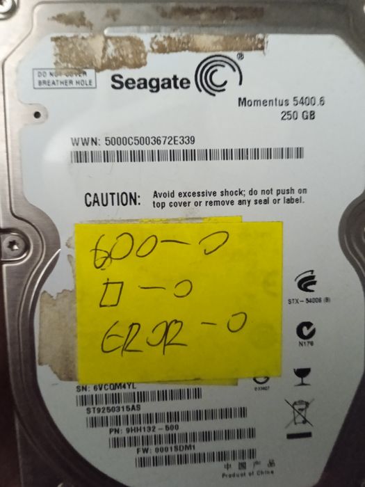 Жесткий Диск ноутбука