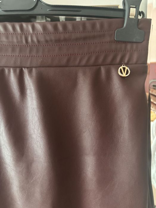 Velsatino  spódnica ołówkowa skórzana wysoki stan L 38/40 new %%%