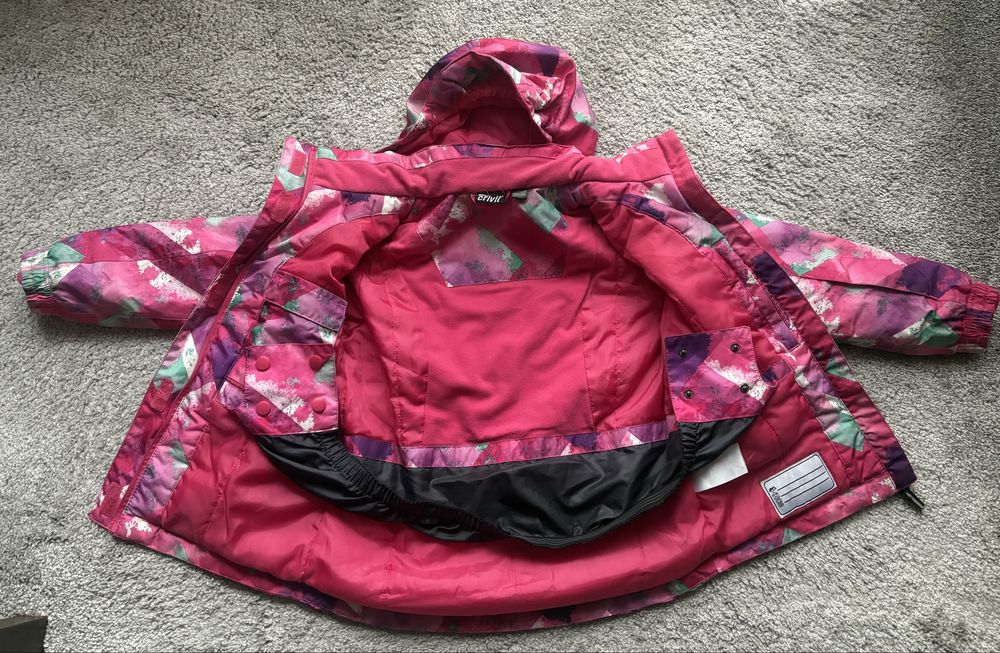 Kurtka i spodnie narciarskie dla dziewczynki 122 / 128