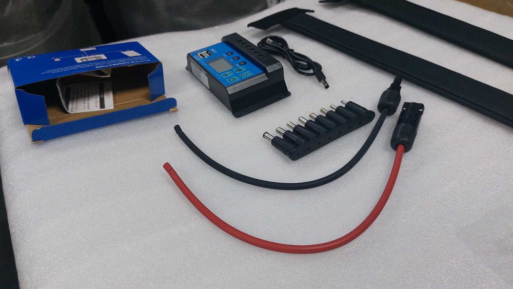 солнечная панель батарея 100W зарядное на Bluetti Ecoflow Bluetti и др