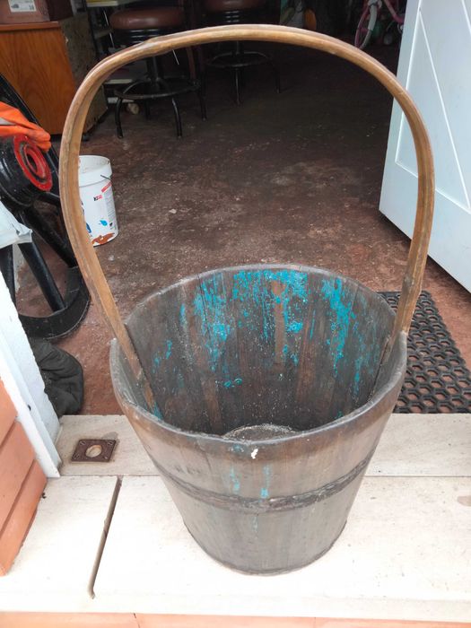 Tampo de barril em madeira