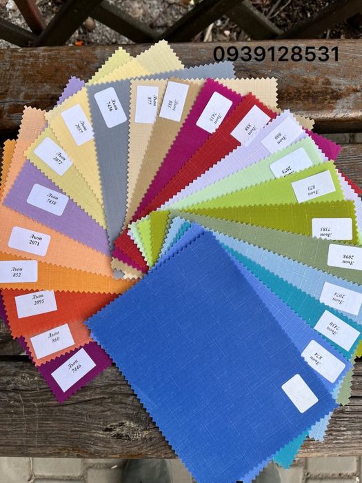 Тканевые ролеты Лён