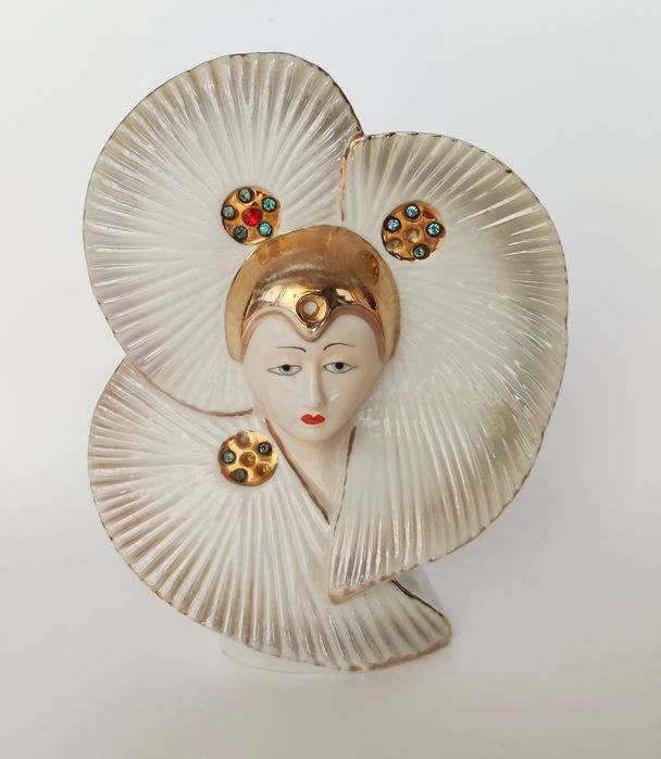 Busto estilo Art Déco em cerâmica