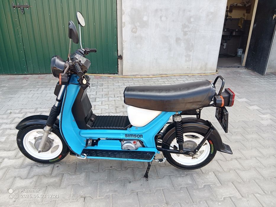 Simson S51 z dokumentami