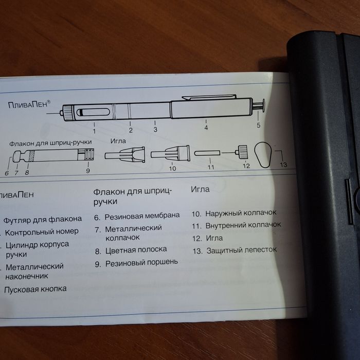 Ручка - шприц для диабетика