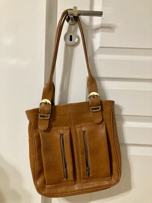 Duża torebka skórzana