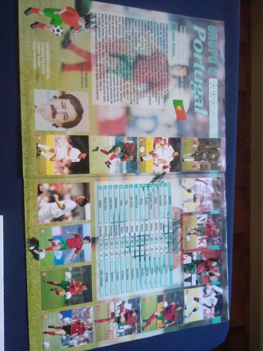 EURO 96 - Os Novos Heróis em Inglaterra - Coleção de cromos