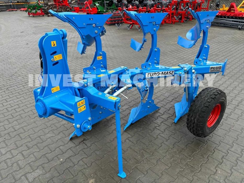 Pług obrotowy zagonowy EURO-MASZ unia nowy GWARANCJA 3 lata
