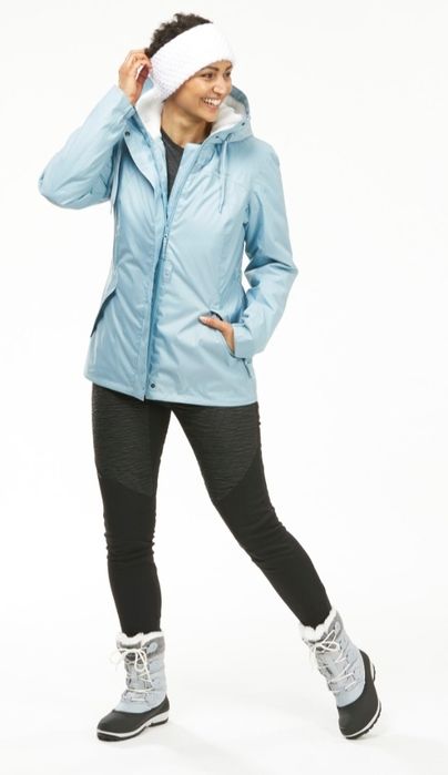 Жіноча куртка QUECHUA SH100 X-Warm для зимового туризму,водонепроникна