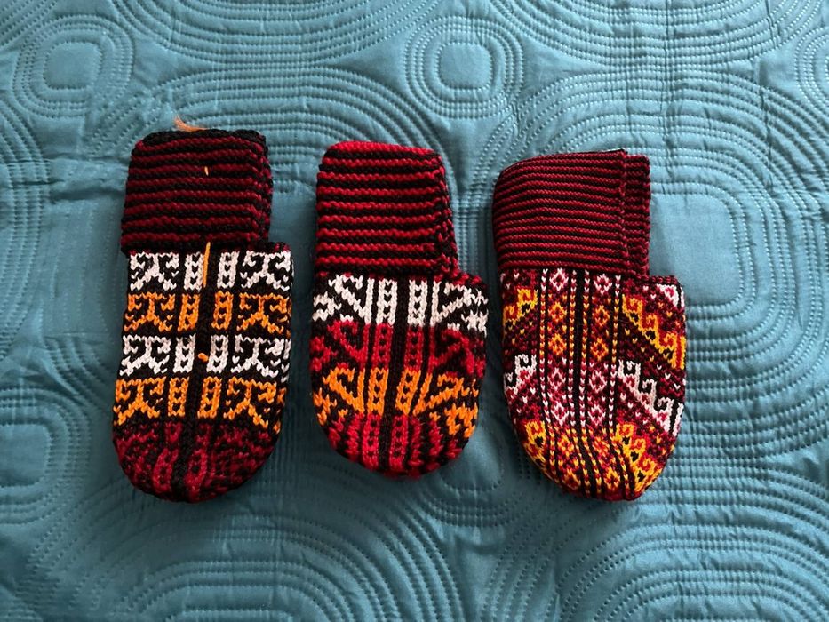 Чешки ручной работы. Туркменские тапочки