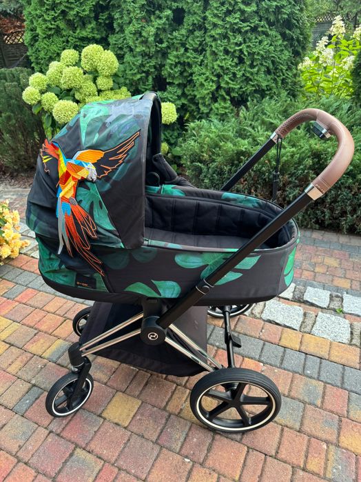 Cybex Priam 2.0 duży zestaw z dodatkami stan bardzo dobry