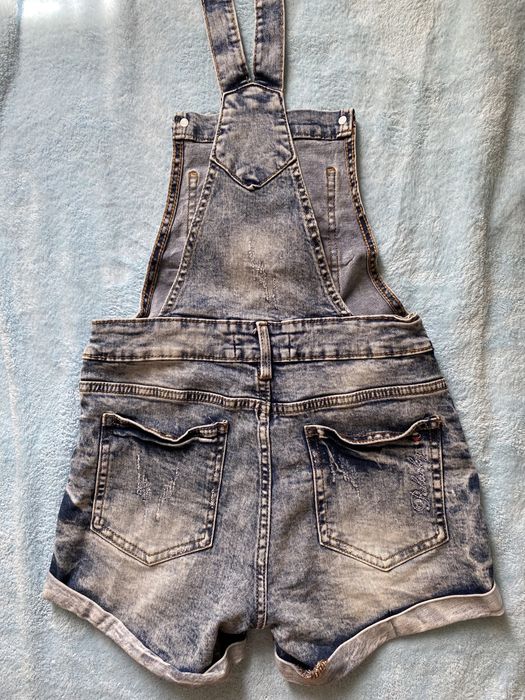 Комбинезон, комбез, шорты джинсовые