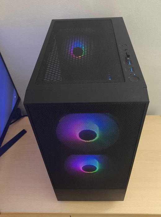 Komputer do gier i multimediów Ryzen 5 8400F, DDR5 16 GB 6000Mhz RX7600 8GB
