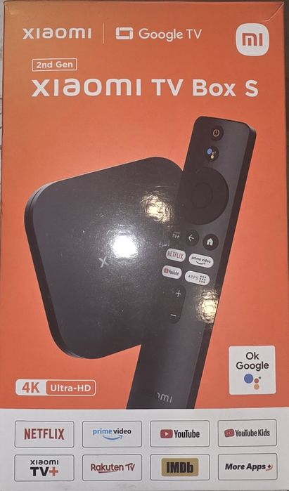 Смарт-приставка Xiaomi TV Box S 2nd Gen 4K Google TV