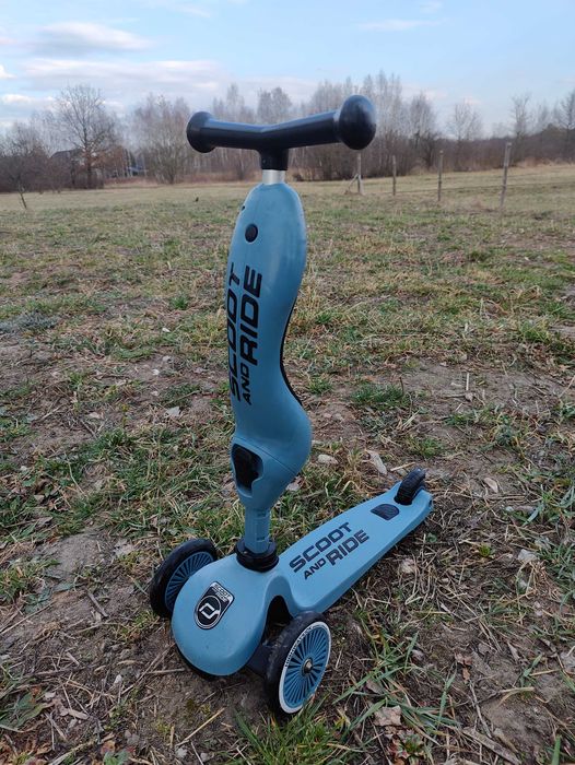 Hulajnoga i jeździk 2w1 Scoot & Ride Highwaykick 1 | Niebieski