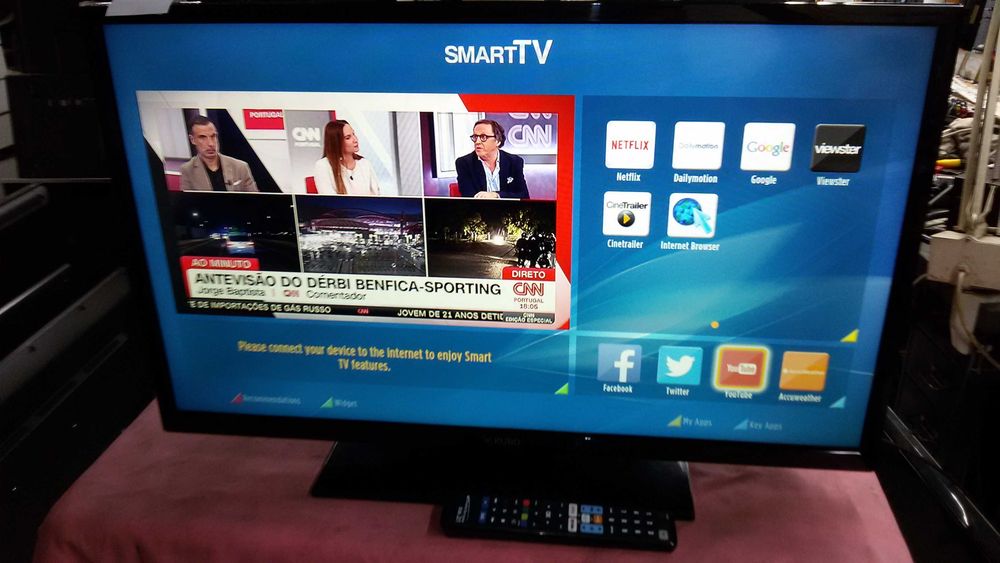 tv led smart kubo k3755 vtsthd 32polgadas 80cm