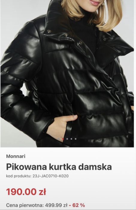 Pikowana kurtka Monnari