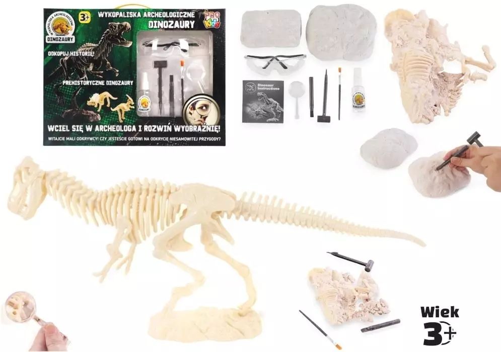 Wykopaliska archeologiczne - dinozaury. Pro Kids