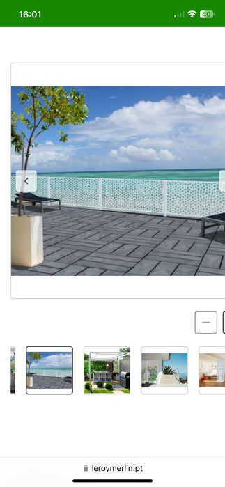 Painel decorativo MOSAICO 100X200CM BRANCO
