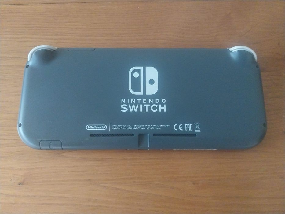 Nintendo switch lite cinza