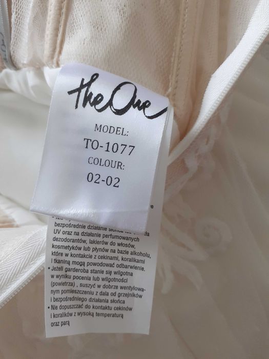 Suknia ślubna boho/rustykalna Ecru