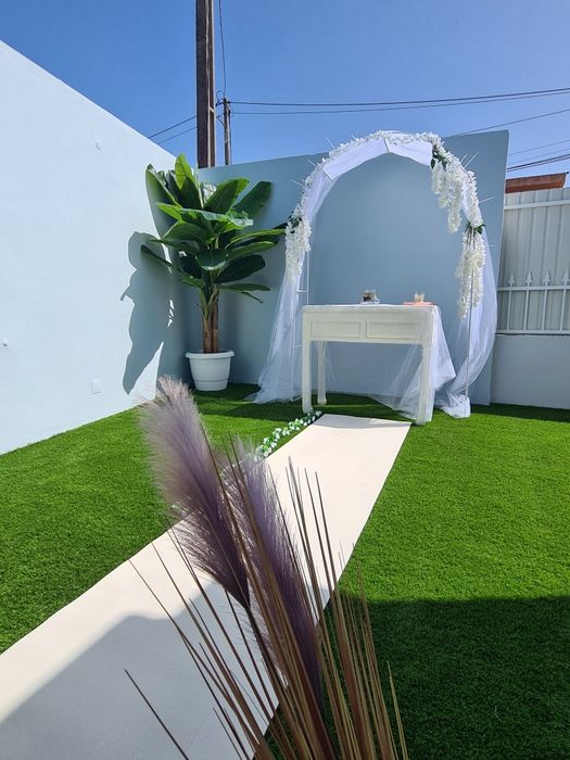 Arco e acessórios para casamentos