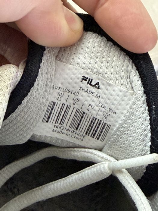Кросівки FILA кроси оригінал чоловічі жіночі 26 см 41 розмір