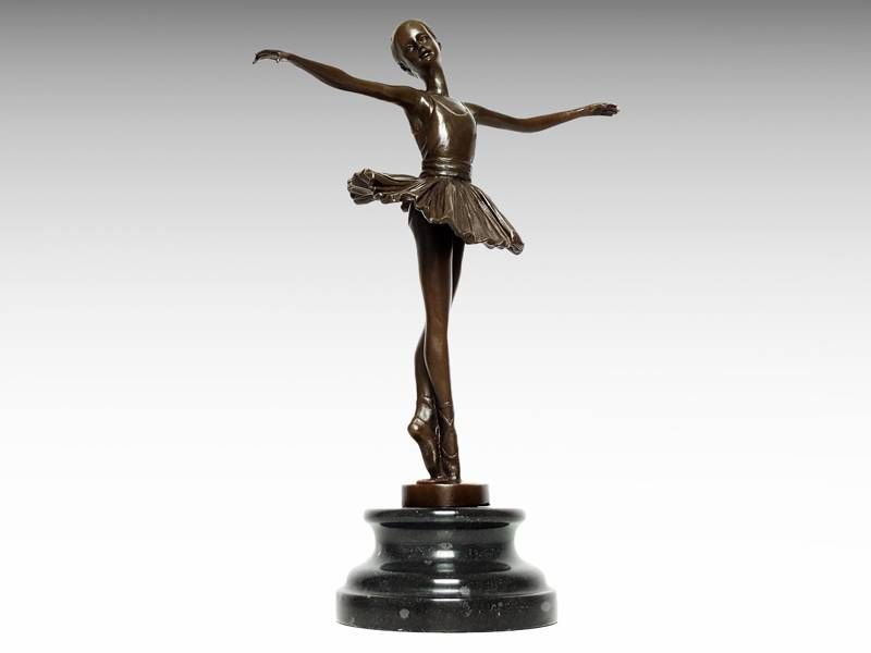 Escultura de bronze - Bailarina - Art Deco