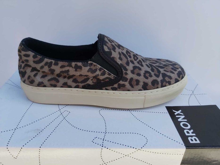 Buty BRONX espadryle panterka temisówki 36