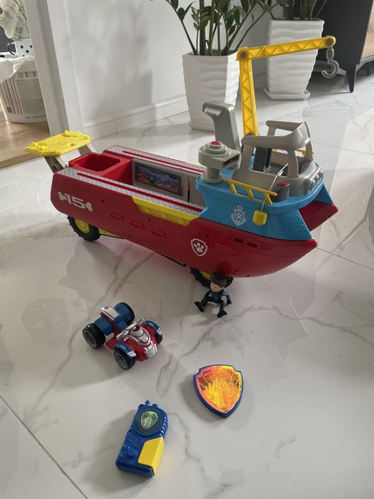 Duża łódź statek Psi Patrol paw patrol
