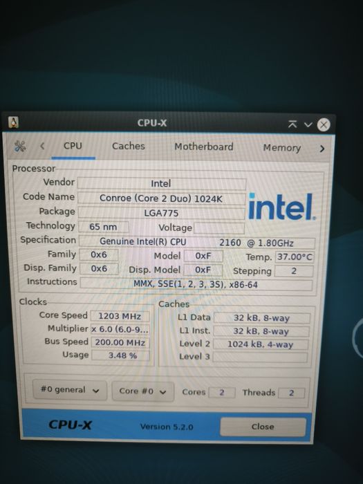 Kit ASUS P5QPL-AM + Pentium Dual-Core E2160 1,8GHz + 2GB DDR2 — Funcional