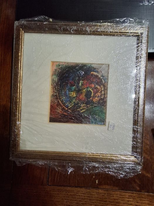 Ribeiro Farinha quadro pintura com moldura abstrato