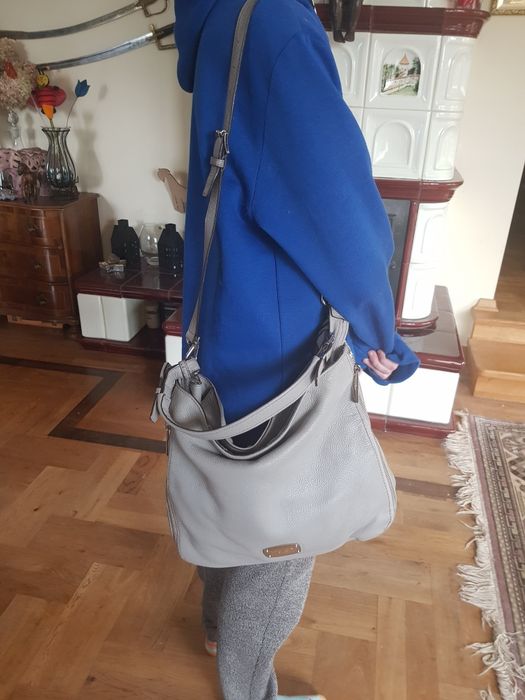 Torebka Michael Kors jasny popiel