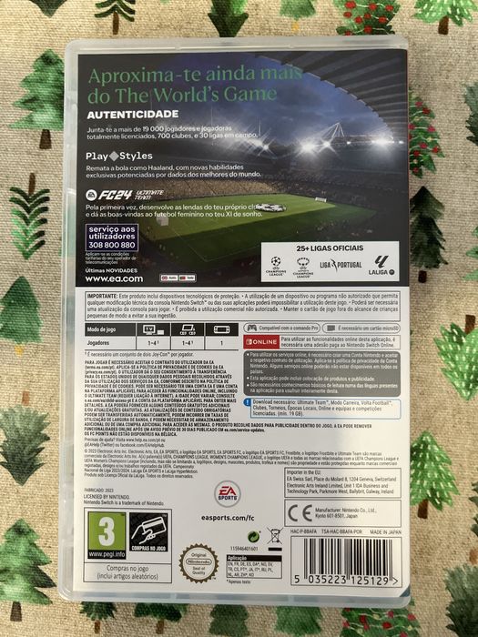 FC 24 Nintendo Switch – Excelente estado | Entrega em mãos em Braga
