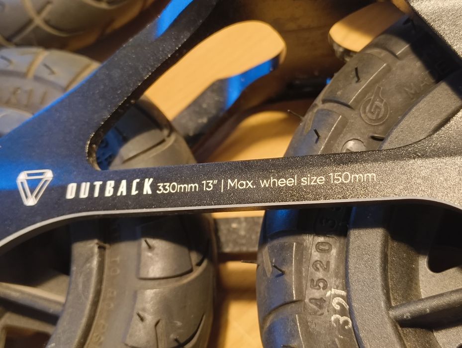 Powerslide Outback 150 mm 3x Trinity Gravel Rolki