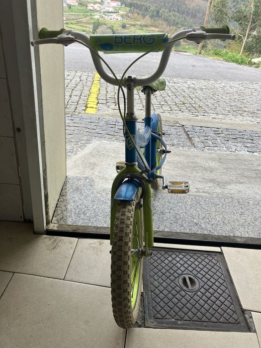 Bicicleta azul/verde