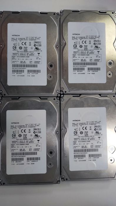 Серверний диск SAS HDD 3.5" 15k 300Gb 600Gb 15000 LFF