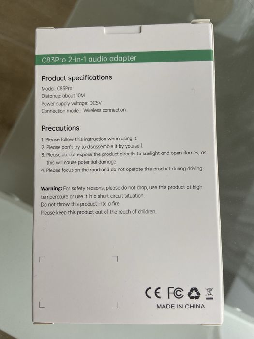 2 in 1 audio adapter