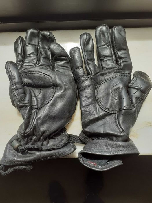 Luvas em pele DAINESE p/ moto + suspensórios DAINESE + luvas