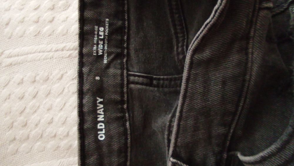 Широкі жіночі сірі джинси розмір М, L Old Navy