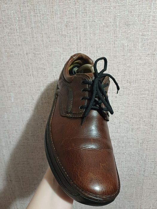 Шкіряні чоловічі туфлі Clarks, розмір 43-44, устілка 29см.