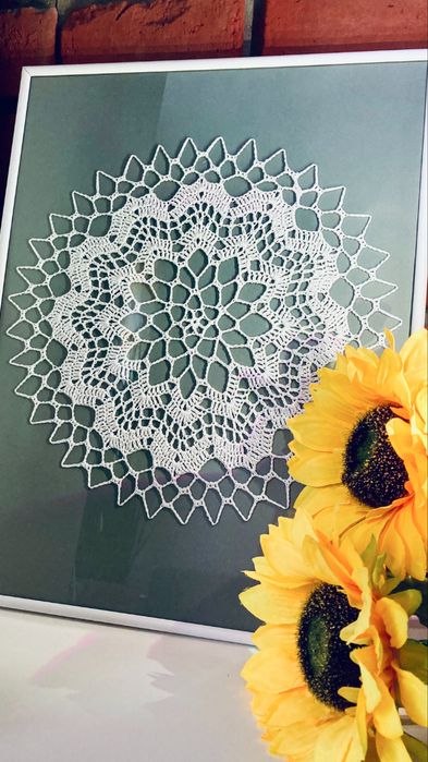 Obraz Boho Koronka Handmade