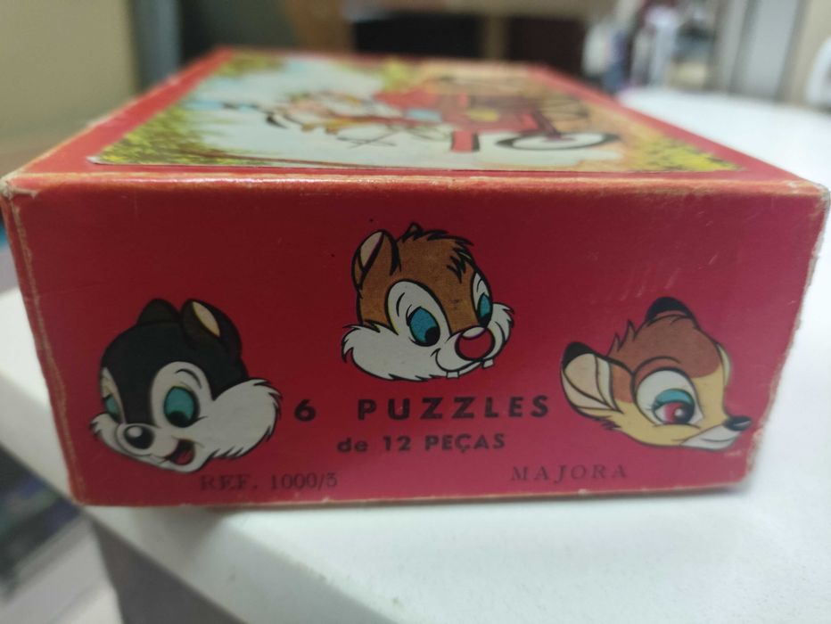2 Puzzle quebra-cabeças antigos Majora Disney ref.1000/3 e 1000/4