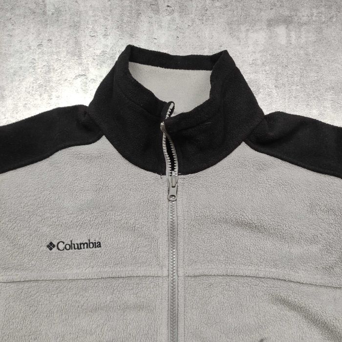 MĘSKA Bluza PREMIUM Suwak Ocieplona Thermal Polar Fleece Columbia Haft