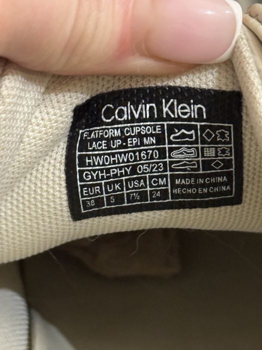 Оригінальні кеди calvin klein