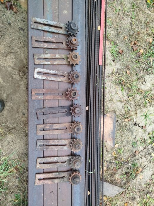 Rozrzutnik czarna białostocka koło łańcuchowe posuwu napinacz czarna